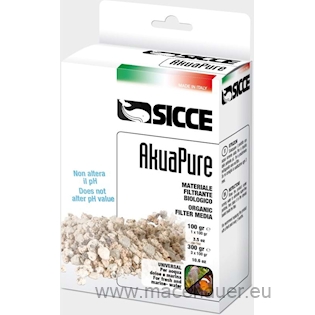SICCE Příslušenství Biologická filtrační náplň AkuaPure 100 g pro filtr Whale 200, 350 a 500