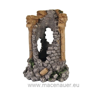 MACENAUER Dekorace Zbořená Věž 22 cm