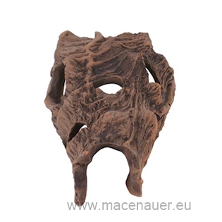 MACENAUER Dekorace Baumstamm Höhle S 20 cm