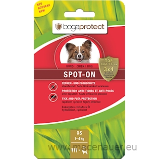 BOGAR Antiparazitikum pro psy bogaprotect SPOT-ON dog XS