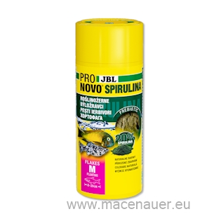 JBL Krmivo ProNovo Spirulina Flakes M, 250 ml