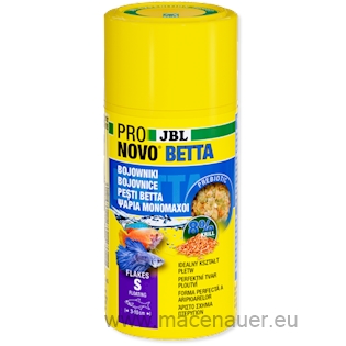 JBL Krmivo ProNovo Betta Flakes S, 100 ml