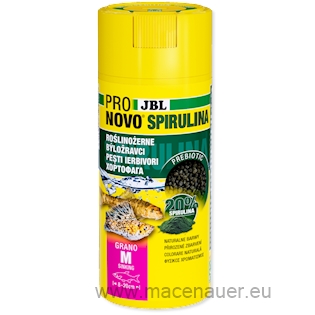 JBL Krmivo ProNovo Spirulina Grano M, 250 ml