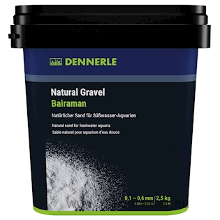 DENNERLE Natural Gravel Bairaman, 0,1 - 0,6 mm, 2,5 kg