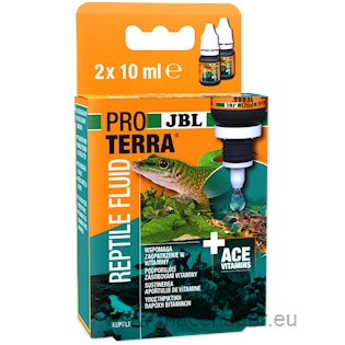 JBL Doplňkové krmivo ProTerra Reptile Fluid, 2x10ml