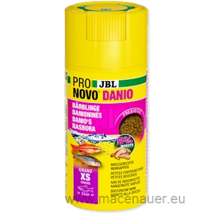 JBL Krmivo ProNovo Danio Grano XS, 100ml CLICK