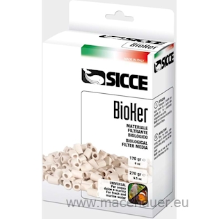 SICCE Příslušenství Keramická filtrační náplň BioKer 270 g pro filtr Whale 120, 200, 350 a 500