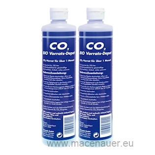 DENNERLE Zásobovací láhev BIO CO2 s kontrolním gelem, dvojité balení