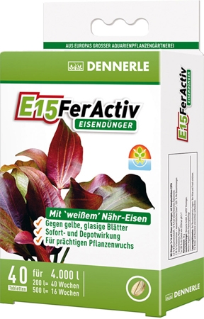 DENNERLE E15 FerActiv 40 tablet, balení na 4 000 l