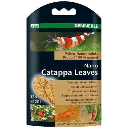 DENNERLE Nano Catappa Leaves 12 ks