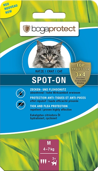 BOGAR Antiparazitikum pro kočky bogaprotect SPOT-ON cat M