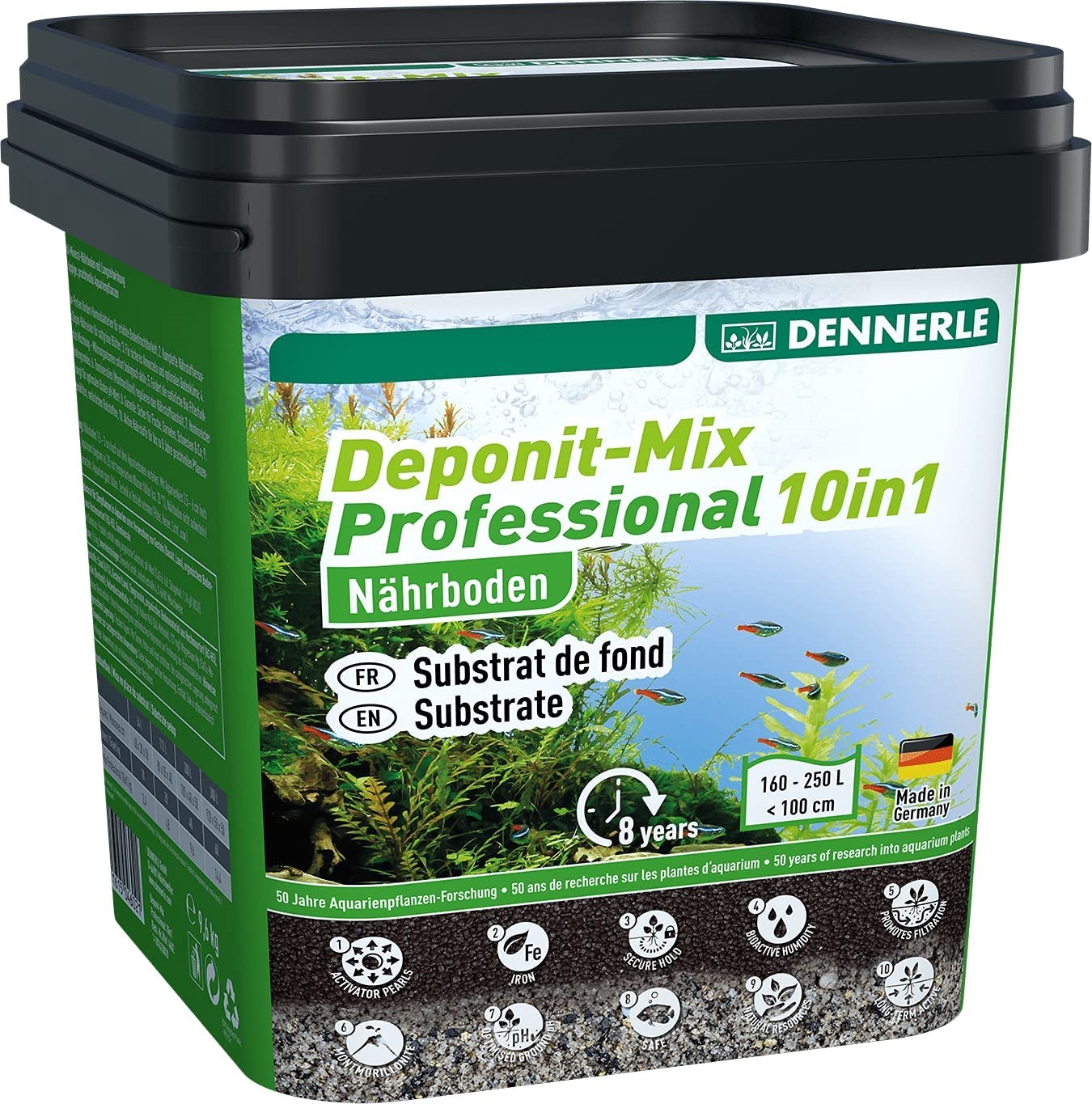 DENNERLE Výživový substrát Deponit-Mix Professional 10in1, 9,6kg
