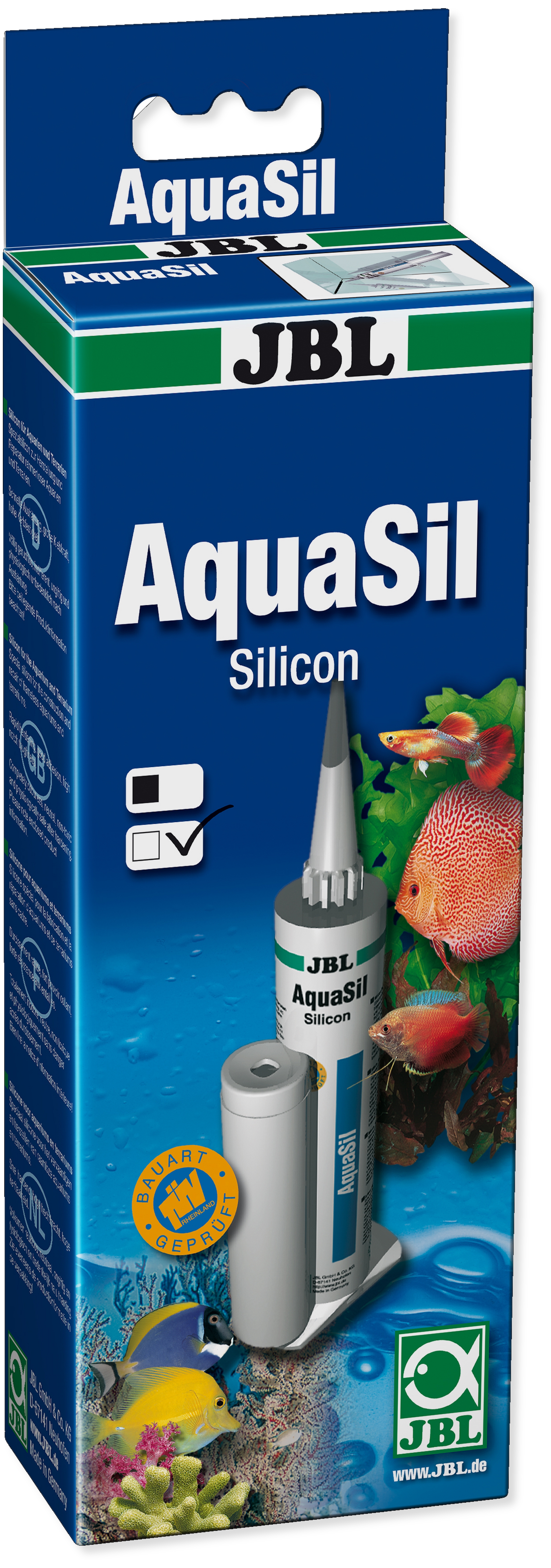 JBL Silikon AquaSil, 80ml, transparentní