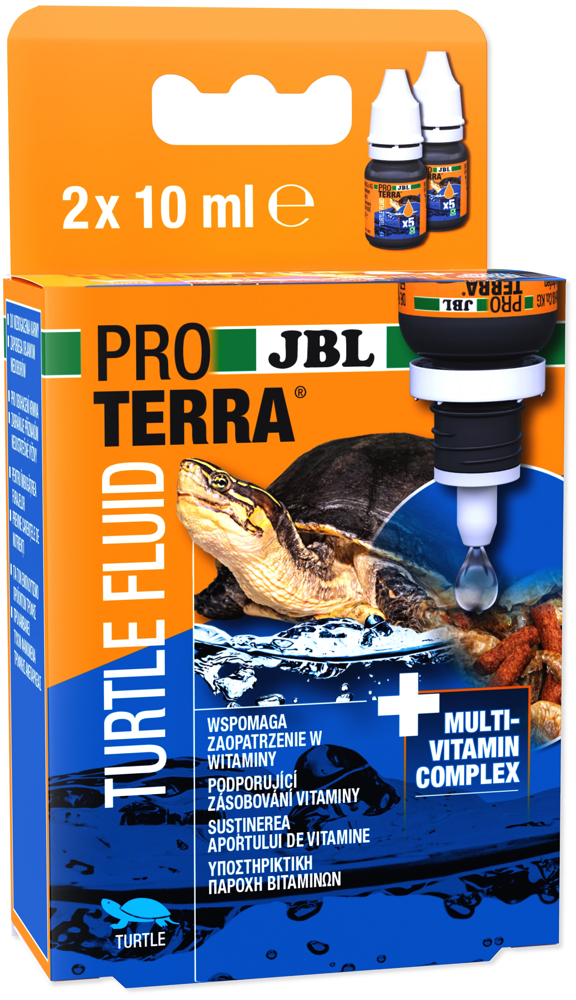 JBL Vitamíny ProTerra turtle fluid, 2x10ml