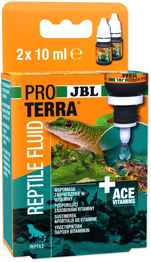 JBL Doplňkové krmivo ProTerra Reptile Fluid, 2x10ml