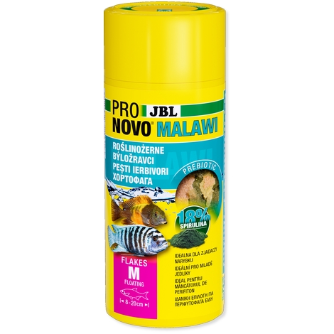 JBL Krmivo ProNovo Malawi Flakes M, 250ml