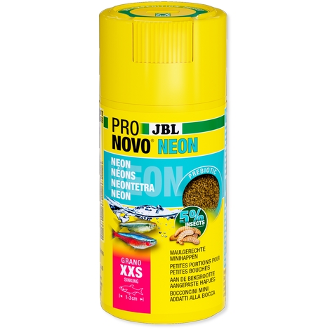 JBL Krmivo ProNovo Neon Gran XXS, 100ml CLICK