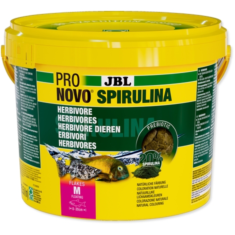 JBL Krmivo ProNovo Spirulina Flakes M, 5,5l