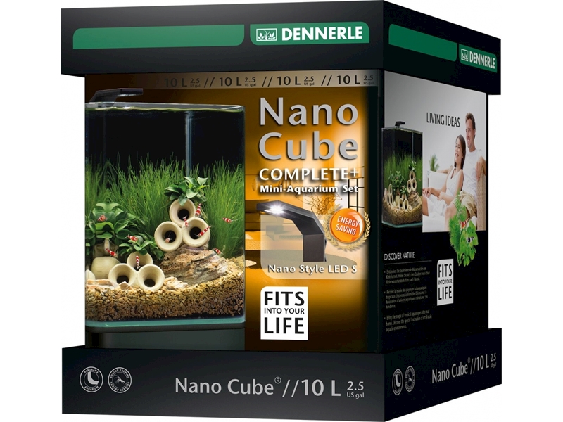 Dennerle Nano Cube Complete+ 10L - Aquarium - Nano Cube - 10